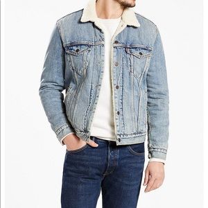 Levi’s Type 3 Sherpa-Lined Denim Trucker Jacket